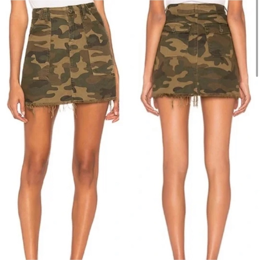 Blanknyc chain of command army mini skirt